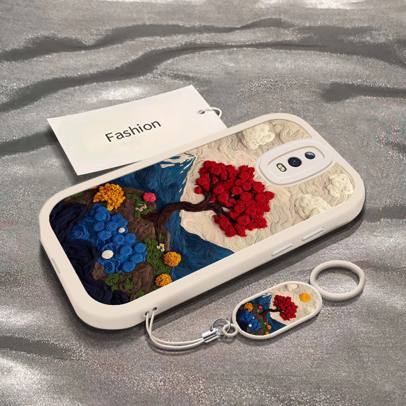 适用oppor17手机壳新款opopr15梦境标准版山川玫瑰树R11全包防摔opr11s硅胶R9sk时尚外壳r17pro套r15x高级r9m - 图0