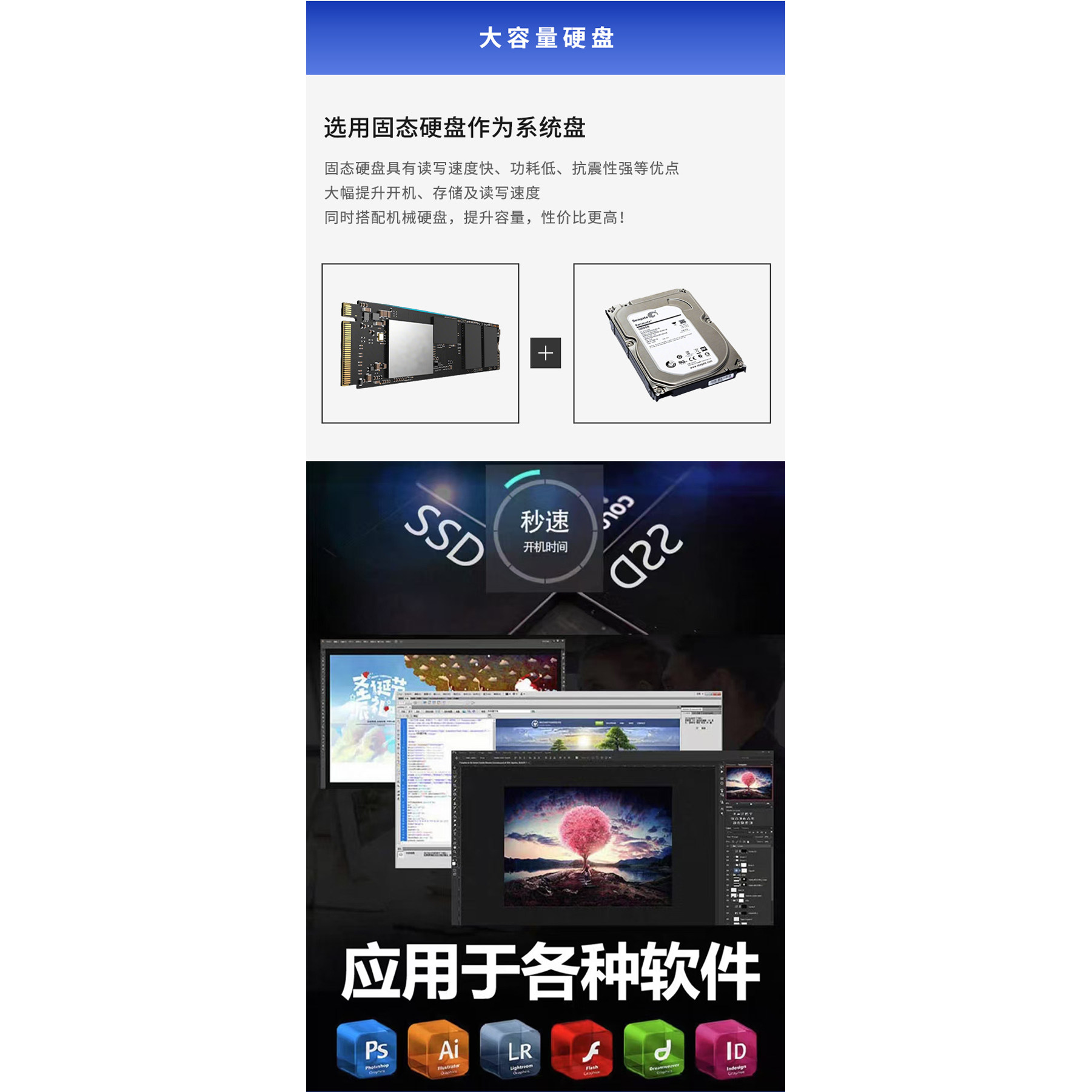 台式电脑主机原装联想品牌i3i5i7四核办公设计游戏全套家用送WiFi