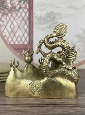 0避火龙摆件室内家居合金工艺品摆件