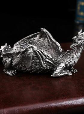 0金属工艺品创意龙家用烟灰缸创意个性潮流多功能时尚男生生日礼