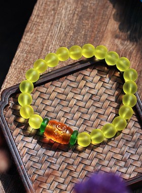 速发古法好璃手串链手男式通用护身琉友节日送礼