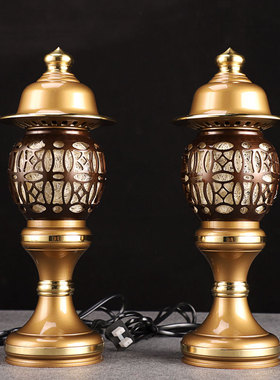 速发纯铜供佛用品佛供套装家用佛前五花摆件心经香炉供果盘供瓶具