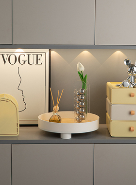 速发玄关抽纳盒进门入户摆件客物电视柜家居装饰品收屉储厅盒