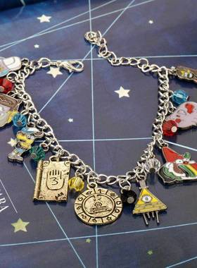 跨境货源 欧美影视 Gravity Falls 怪诞小镇 神秘小镇大冒险手链