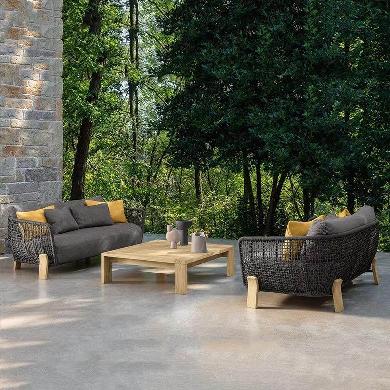 欧户外北916藤编沙发庭院防水防阳台别休闲设计艺术茶几家具墅晒,淘宝优惠券,粉丝福利购,淘宝优惠卷