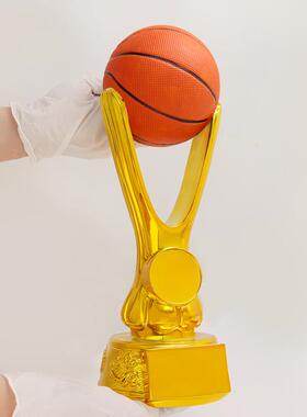 足球奖杯球金球奖杯高奖容档大型树6011脂杯可定篮制内学校比赛