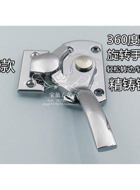 PL029锌合金鸭掌迫紧旋转密闭门把手锁工业设备拉手锁 按压式