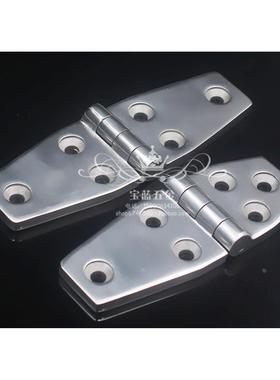 加厚304不锈钢合页 加宽工业平板重型折叠合页电箱设备铰链称重