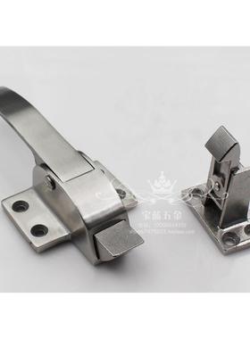 不锈钢蒸柜把手蒸箱拉手冷库门锁干燥箱锁烘箱门锁工业设备拉手锁