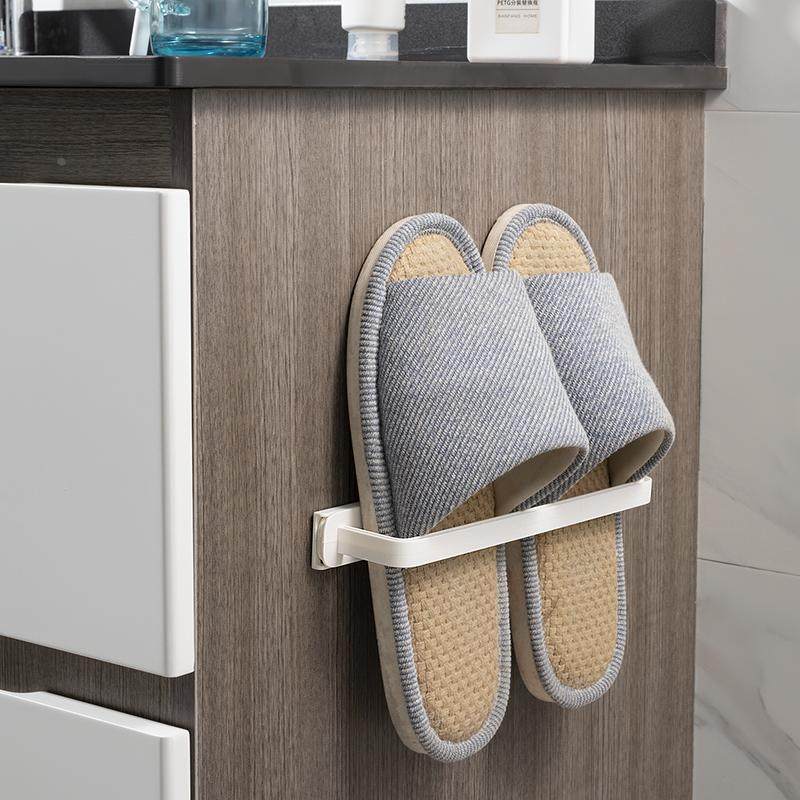 夹缝抹布收纳挂架可伸缩抽拉橱柜门后置物架免打孔门背式毛巾架,淘宝优惠券,粉丝福利购,淘宝优惠卷