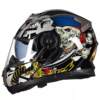 Motorcycle helmet open-face helmet winter electric vehicle helmet riding full face personalized warm and anti-fog full-face helmet