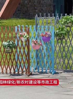 篱笆插地户外庭院田园门隔断花架种菜花园爬藤围栏护栏防腐木栅栏