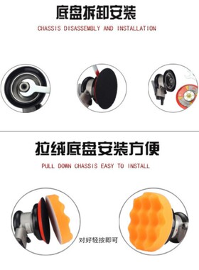 魔力气动磨灰机5寸干磨砂纸抛光机自吸尘打磨机器钣喷便携式