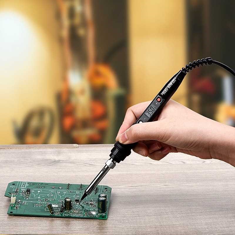 New 908s LCD Dgital Soldering Iron Kit 80W 220V 110V Tempera - 图1