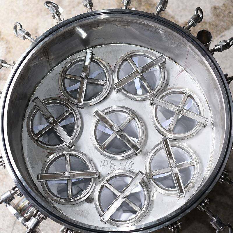 不锈钢8袋式过滤器管道污水泥沙前置过滤工业水循环水过滤装置,淘宝优惠券,粉丝福利购,淘宝优惠卷