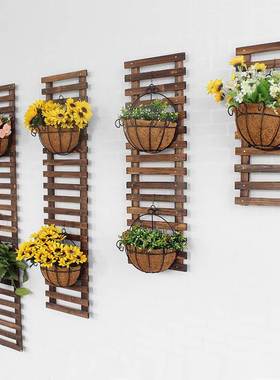 田园风墙面壁挂装饰挂饰墙壁客厅阳台墙上花架创意饭厅室外墙饰