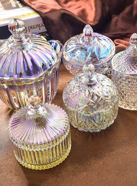 极速大颗粒粗盐净宅容器水晶碎石消磁碗御守盐储物罐带盖器皿装饰