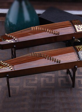 极速迷你木质古筝模型摆件男女朋友生日中国传统礼物中国风古琴装