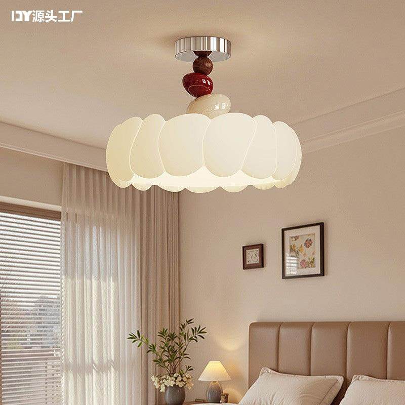 法式奶油风卧室吊灯吸顶灯护眼房间灯温馨浪漫中古2025新款主卧灯,淘宝优惠券,粉丝福利购,淘宝优惠卷