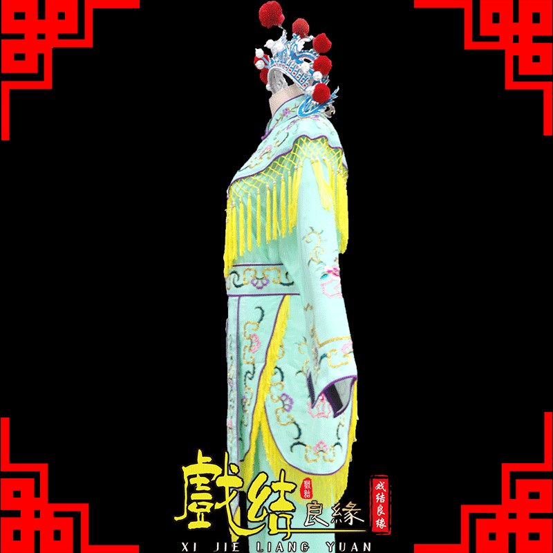 京剧越剧豫剧戏曲服装舞台演出服装刀马旦武旦女兵衣杨门女将 - 图2