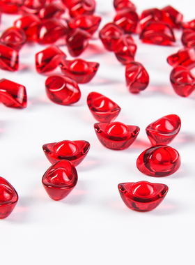 特价小号粉紫黄七彩水晶元宝摆件 家居客厅装饰休曼扎装置聚宝盆