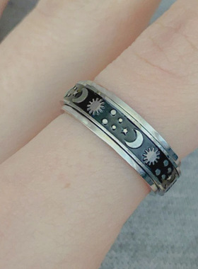 Anxiety Ring Figet Spinner Rings For Women & Men Stainle