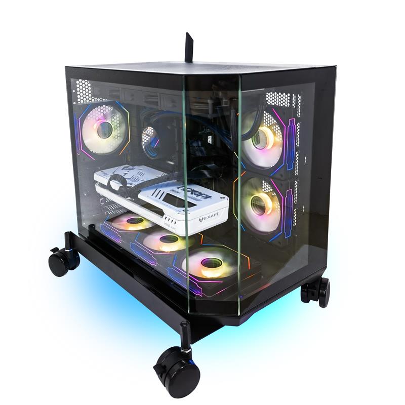 Sea view room widened main rack with RGB fan cooling main rack mobile computer main case bracket bracket e-sports