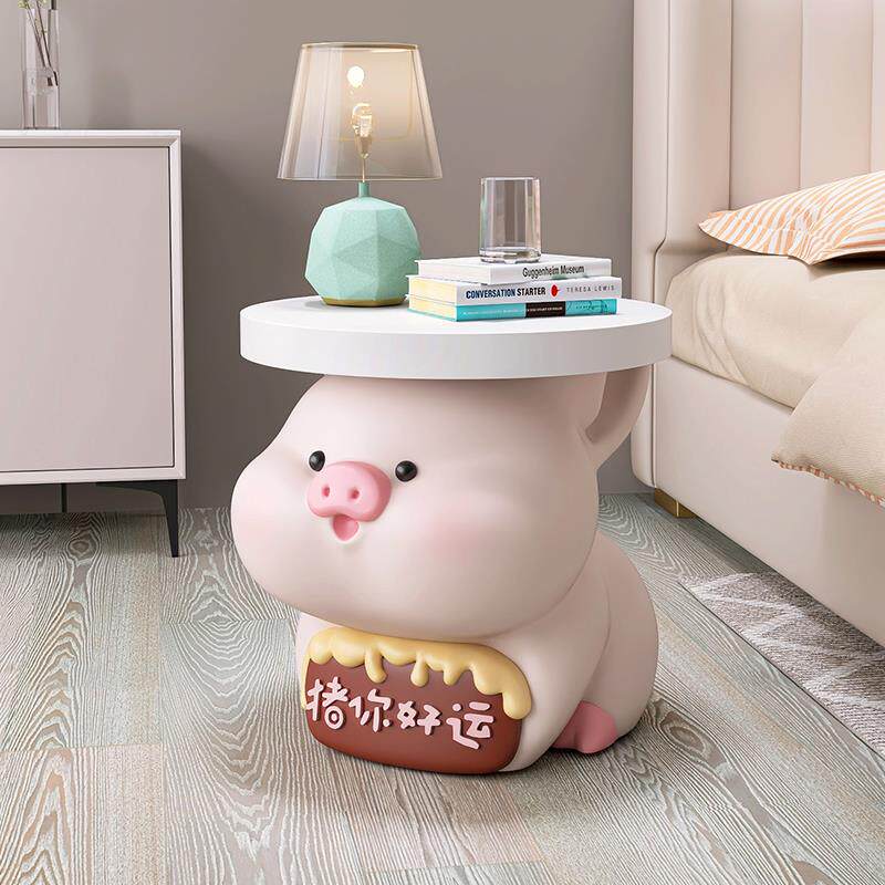 猪沙发边几落地摆件家居饰品客厅电视柜茶几床头搬家礼物乔迁新居 - 图3