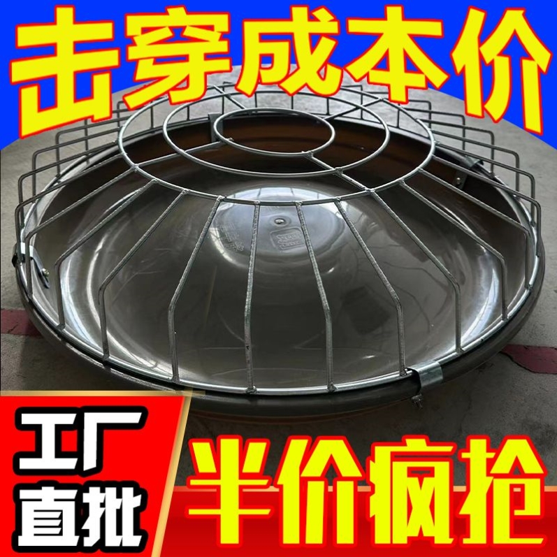 新款喂鸡食槽养鸡自动喂食器散养鸡喂鸡神器打不翻鸡鸭鹅牛筋盆 - 图1