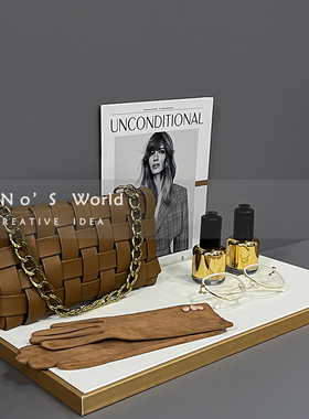 化妆台摆件轻奢i样板房卧室衣帽间衣柜装饰品样板间主卧梳妆台摆