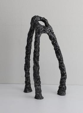 欧创意树三叉摆件样板房售楼部卧室面书脂房客厅桌玄0651关北软装