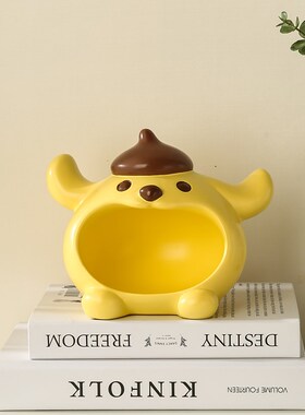 布丁狗入户钥匙收纳摆件创意可爱卡通玄关客厅茶几杂物Z整理储物