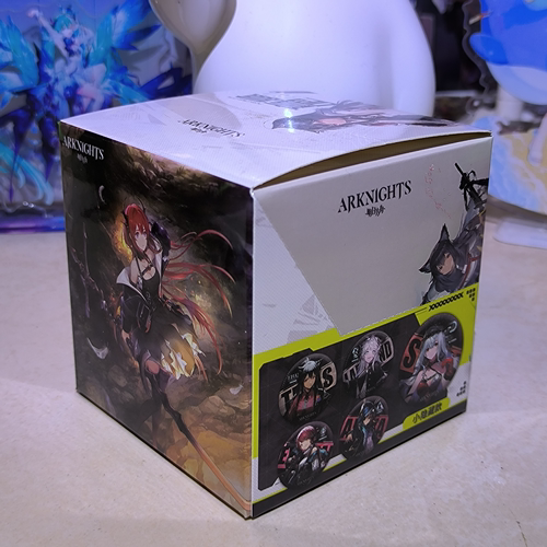 明日方舟盲盒吧唧75mm双闪游戏周边维什戴尔笃笃马逻各斯盲盒徽章 - 图0