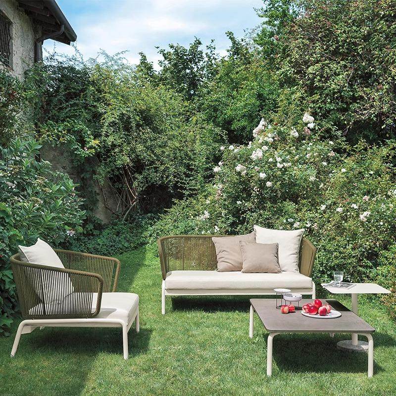 北欧户外沙发设计师庭院室外花园双人阳台藤编沙发小户型躺床休闲,淘宝优惠券,粉丝福利购,淘宝优惠卷