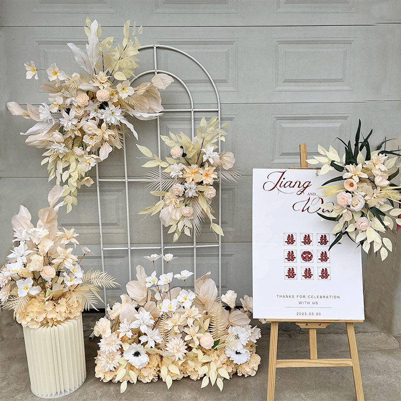 精选婚庆仿真花排婚礼布置路引地排花kt板迎宾区装饰套装森系花艺,淘宝优惠券,粉丝福利购,淘宝优惠卷