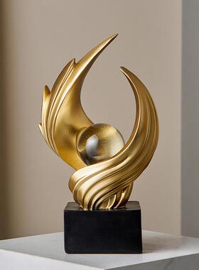 生生不息抽象艺术桌面摆件办公室电视柜酒柜装饰乔迁新居开业礼品