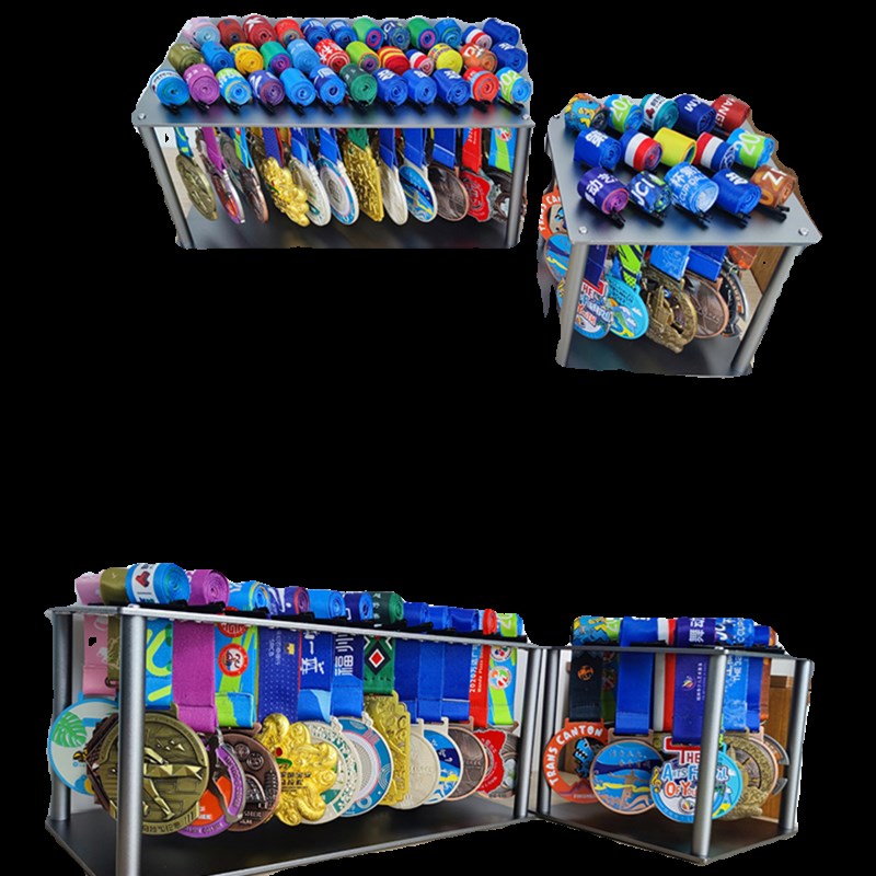 铝合金奖c牌陈列架金牌收纳整理展示架马拉松跑步体育运动通用支 - 图3