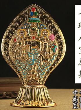 速发藏1传教用品轮王七珍七政宝吉祥八宝 八吉祥组合七珍宝总集佛