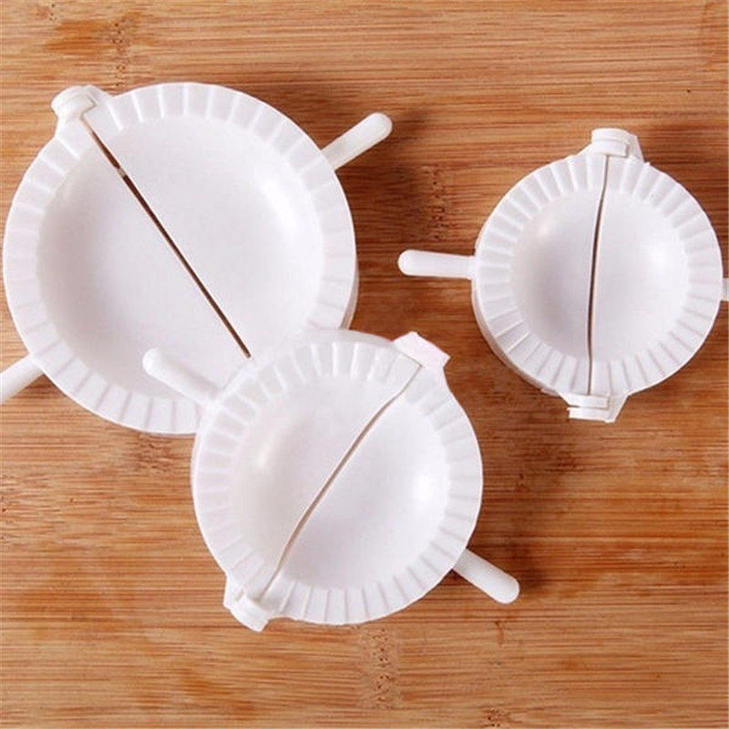 3Pcs 7CM/8CM/10CM Kitchen Dumpling Molds plastic Dough Press - 图3