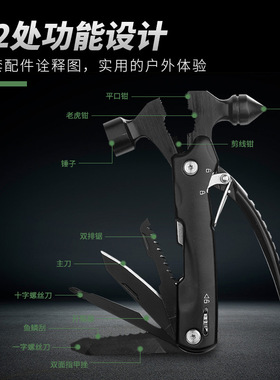 汽车安全锤车用多功能救生锤应急消防逃生锤车载玻璃锤汽车破窗器