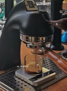 ESPRESSO浓缩咖啡耐热玻璃量杯双头奶罐双嘴奶盅安士杯咖啡杯70ml