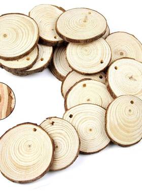 A电商圆木片松木片工艺品diy圆木片背景墙儿童早教圆木片摆件底座
