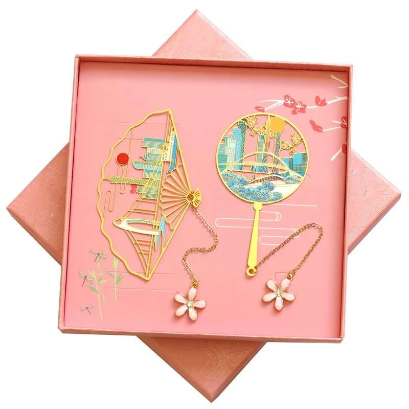 广州特色文创小蛮腰书签世界之窗旅纪念品游学生伴读小礼品可新品