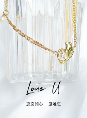 orangecube倾心项链925银原创