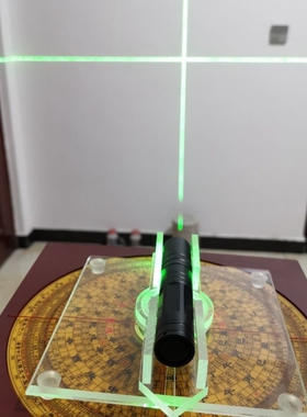 罗盘激光定位指向器360度台湾精准定位风水罗经全自动十字激光笔