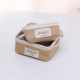 New direct sales Japanese simple jute storage basket storage basket desktop storage box fabric portable snacks