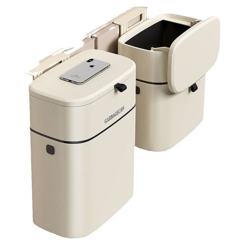 厨房垃圾桶带盖家用2025新款壁挂卫生间厕所厨余挂式收纳筒,淘宝优惠券,粉丝福利购,淘宝优惠卷