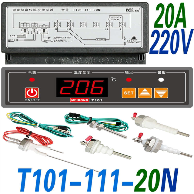 Meikong T101-111-20N 20L T101-112-30L 30N microcomputer water level temperature controller