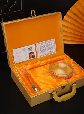 百福碗筷三件套旅游纪念礼品银勺子银筷年年有余碗筷三件套镀银