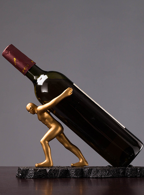 红酒架摆件客厅酒柜家居软装饰品客厅电视柜力士酒架乔迁新居礼品